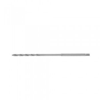 Borchardt Twist Drill 5 mm Borchardt Shaft, Long Working End Stainless Steel, Diameter 3.0 mm Ø